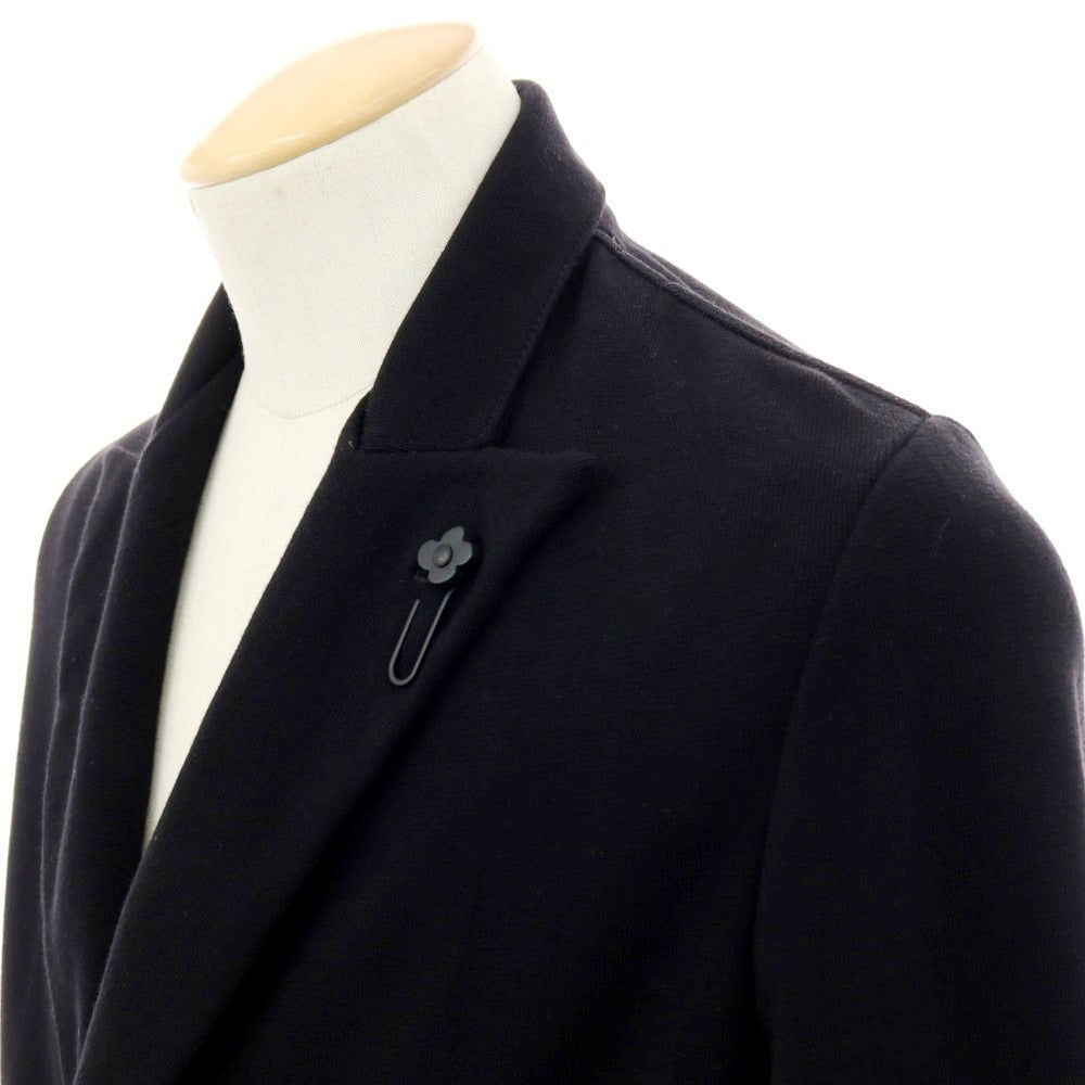 【中古】ラルディーニ LARDINI コットン ダブル ニットジャケット ブラック【サイズS】【 状態ランクB 】【 メンズ 】