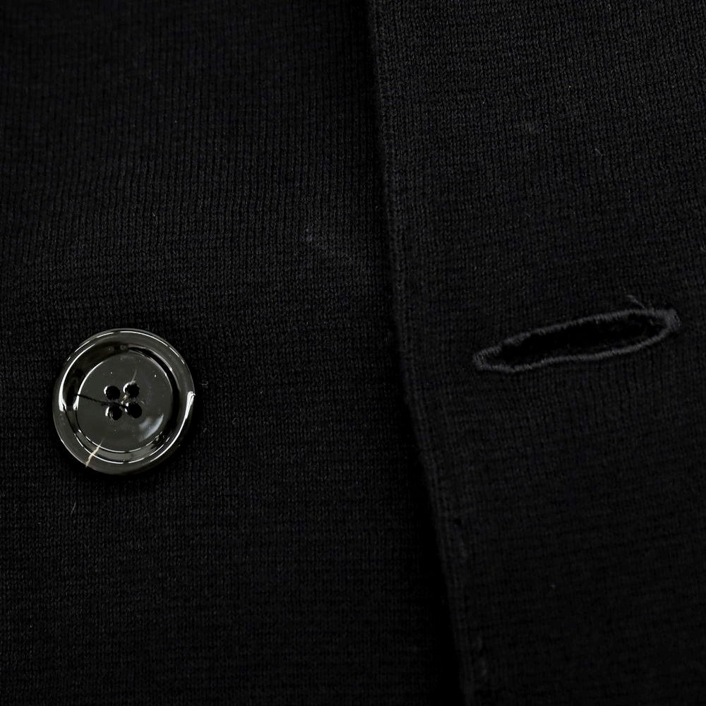 【中古】ラルディーニ LARDINI コットン ダブル ニットジャケット ブラック【サイズS】【 状態ランクB 】【 メンズ 】