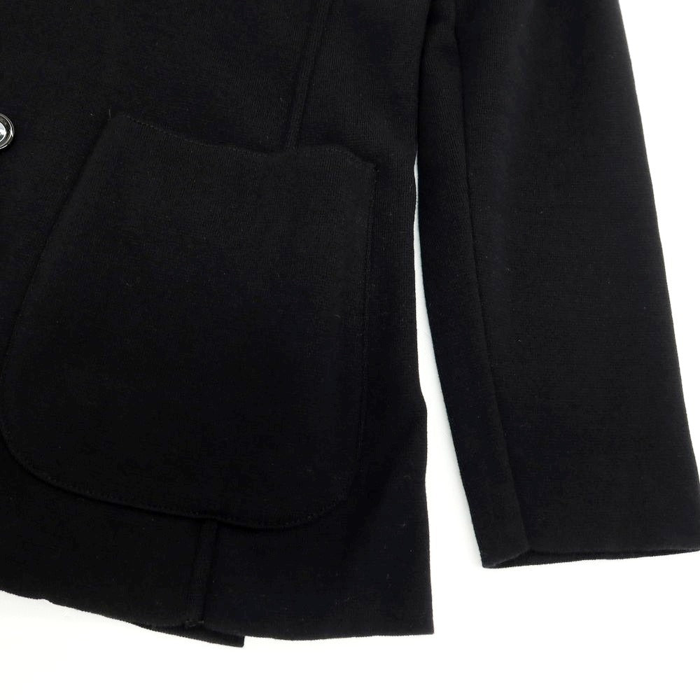 【中古】ラルディーニ LARDINI コットン ダブル ニットジャケット ブラック【サイズS】【 状態ランクB 】【 メンズ 】