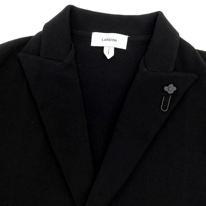 【中古】ラルディーニ LARDINI コットン ダブル ニットジャケット ブラック【サイズS】【 状態ランクB 】【 メンズ 】