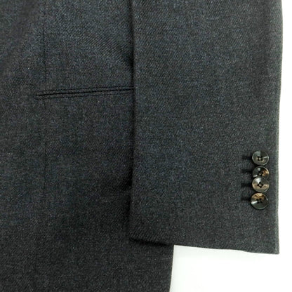 【中古】アルフォンソ シリカ Alfonso Sirica カシミヤシルク 3つボタンスーツ チャコールグレー【 46 】【 状態ランクA 】【 メンズ 】