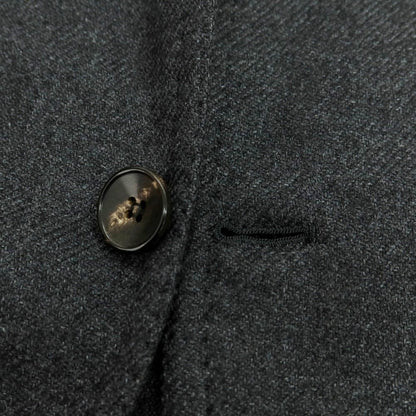 【中古】アルフォンソ シリカ Alfonso Sirica カシミヤシルク 3つボタンスーツ チャコールグレー【 46 】【 状態ランクA 】【 メンズ 】