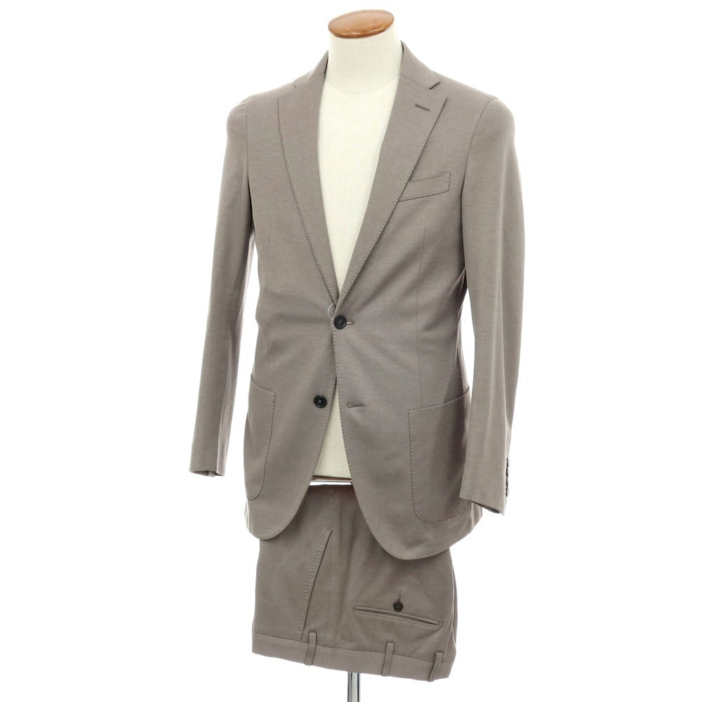 【中古】ロロピアーナ Loro Piana コットン 2つボタンスーツ グレージュ【サイズ46】【 状態ランクC 】【 メンズ 】