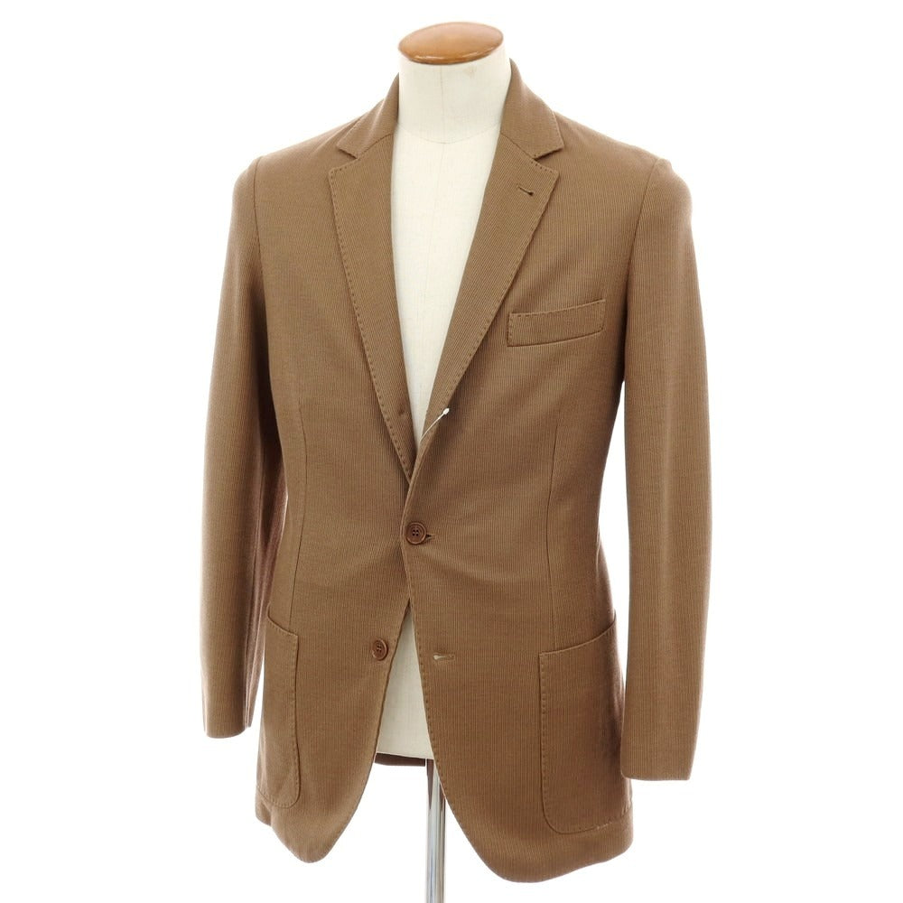 【中古】ロロピアーナ Loro Piana コットンシルクジャージー カジュアルジャケット ブラウン【サイズ46】【 状態ランクB 】【 メンズ 】