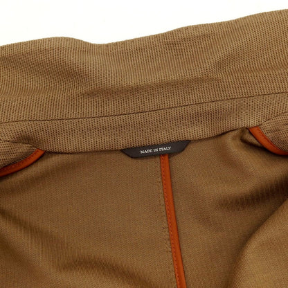 【中古】ロロピアーナ Loro Piana コットンシルクジャージー カジュアルジャケット ブラウン【サイズ46】【 状態ランクB 】【 メンズ 】
