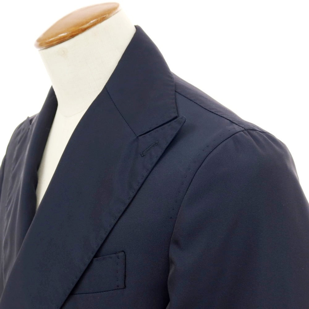 【中古】スティレ ラティーノ STILE LATINO ポリエステル ダブル テーラードジャケット ダークネイビー【サイズ46】【 状態ランクB 】【 メンズ 】