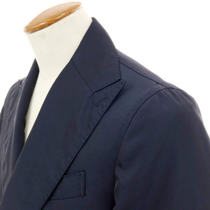 【中古】スティレ ラティーノ STILE LATINO ポリエステル ダブル テーラードジャケット ダークネイビー【サイズ46】【 状態ランクB 】【 メンズ 】