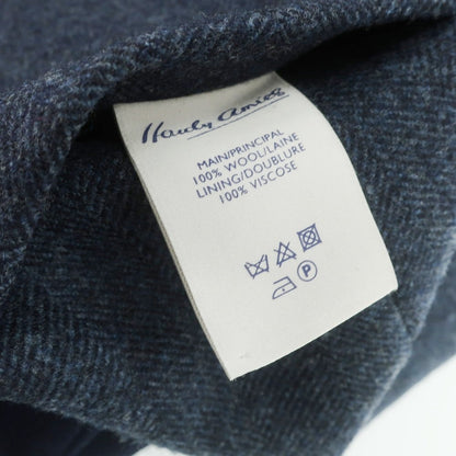 【中古】ハーディエイミス Hardy Amies ウール ショールカラー ダブル カジュアル系ジレ ベスト ネイビー【 36 】【 状態ランクB 】【 メンズ 】