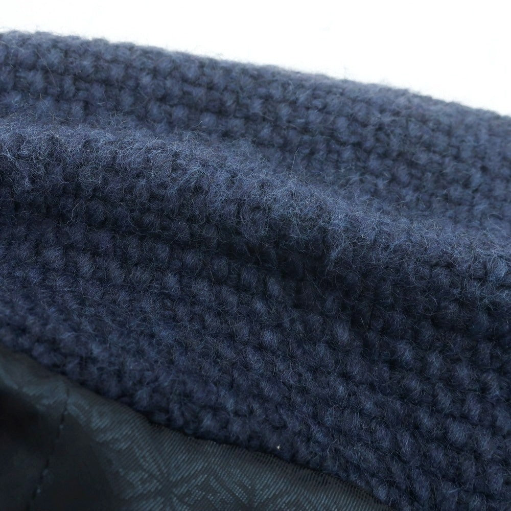 【中古】ハーディエイミス Hardy Amies ウール ショールカラー ダブル カジュアル系ジレ ベスト ネイビー【 36 】【 状態ランクB 】【 メンズ 】