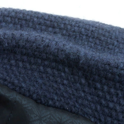 【中古】ハーディエイミス Hardy Amies ウール ショールカラー ダブル カジュアル系ジレ ベスト ネイビー【 36 】【 状態ランクB 】【 メンズ 】