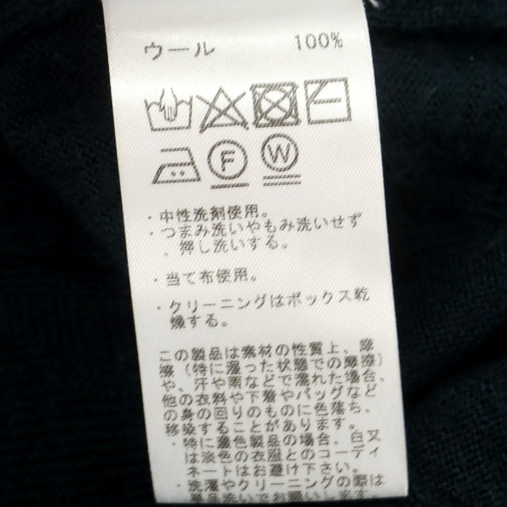 【中古】ビームスエフ BEAMS F ハイゲージ ウール 長袖 ポロニット グリーン【 46 】【 状態ランクB 】【 メンズ 】