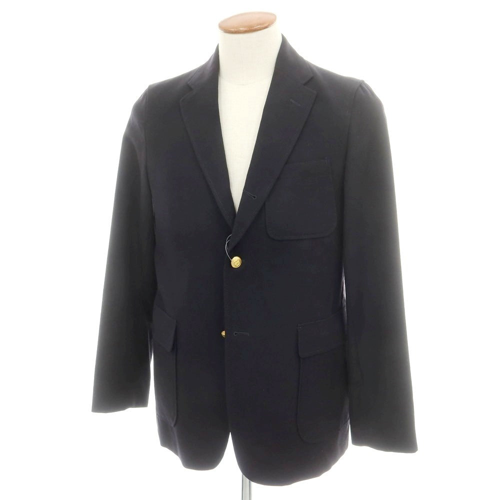 【中古】ビームスプラス BEAMS PLUS ウール 3B テーラードジャケット ブラックネイビー系【 M 】【 状態ランクB 】【 メンズ 】