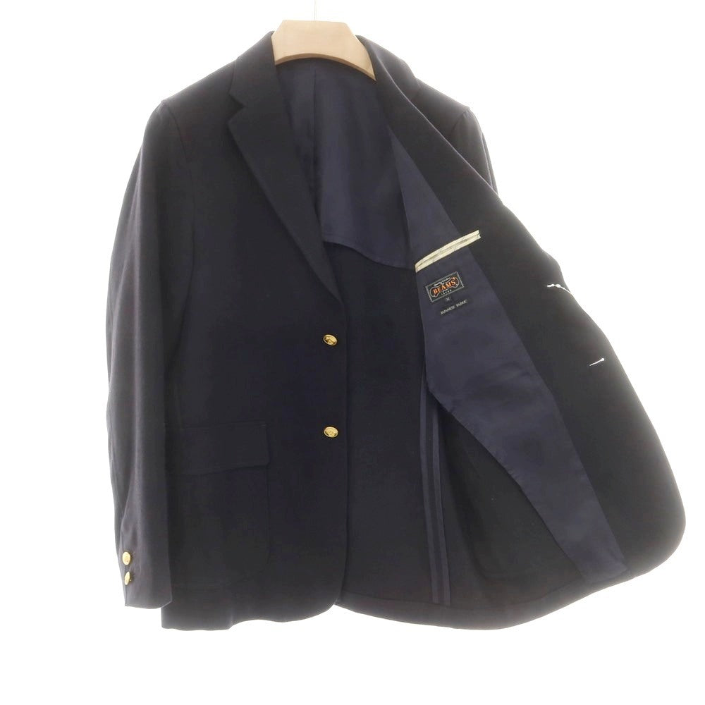 【中古】ビームスプラス BEAMS PLUS ウール 3B テーラードジャケット ブラックネイビー系【 M 】【 状態ランクB 】【 メンズ 】