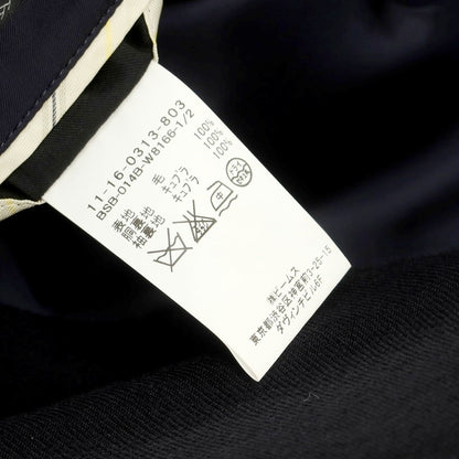 【中古】ビームスプラス BEAMS PLUS ウール 3B テーラードジャケット ブラックネイビー系【 M 】【 状態ランクB 】【 メンズ 】