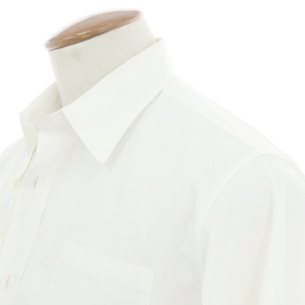 【中古】ドリスヴァンノッテン DRIES VAN NOTEN コットン レギュラーカラー カジュアルシャツ ホワイト【 48 】【 状態ランクD 】【 メンズ 】