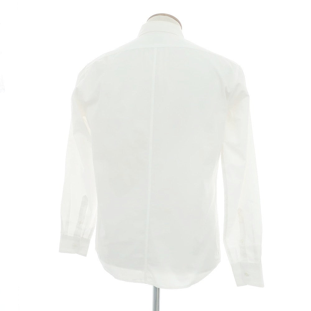 【中古】ドリスヴァンノッテン DRIES VAN NOTEN コットン レギュラーカラー カジュアルシャツ ホワイト【 48 】【 状態ランクD 】【 メンズ 】