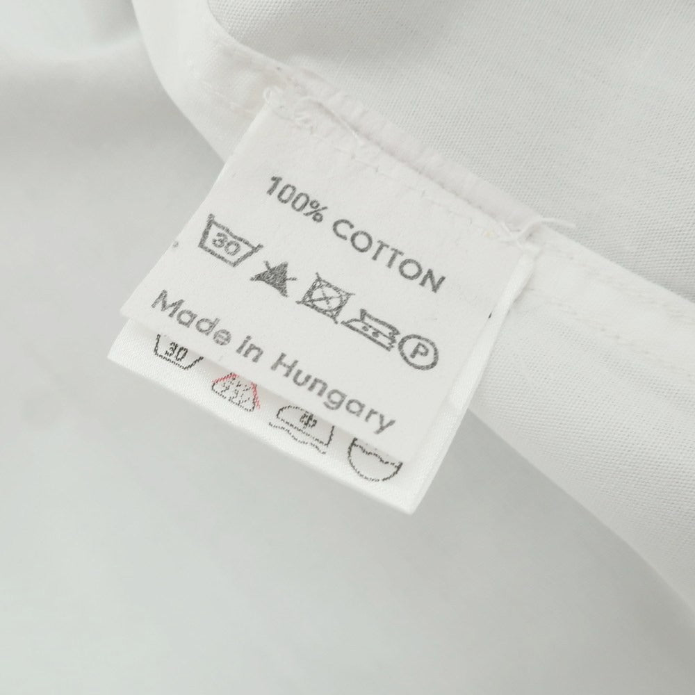 【中古】ドリスヴァンノッテン DRIES VAN NOTEN コットン レギュラーカラー カジュアルシャツ ホワイト【 48 】【 状態ランクD 】【 メンズ 】