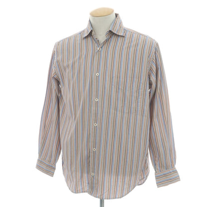 【中古】ハートフォード Hartford コットン マルチストライプ セミワイドカラー カジュアルシャツ マルチカラー【 S 】【 状態ランクB 】【 メンズ 】