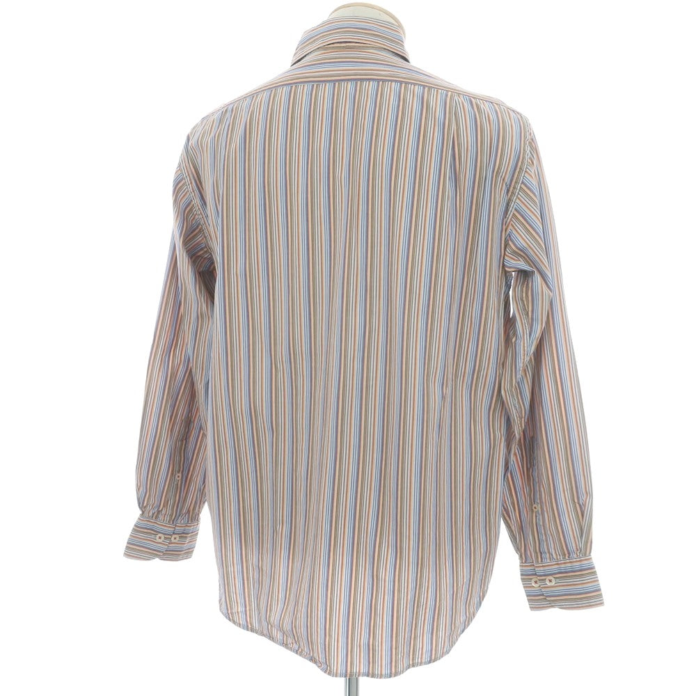 【中古】ハートフォード Hartford コットン マルチストライプ セミワイドカラー カジュアルシャツ マルチカラー【 S 】【 状態ランクB 】【 メンズ 】