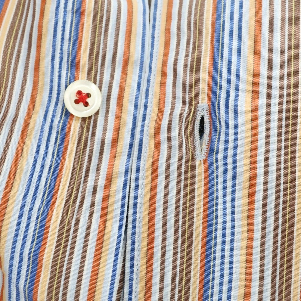 【中古】ハートフォード Hartford コットン マルチストライプ セミワイドカラー カジュアルシャツ マルチカラー【 S 】【 状態ランクB 】【 メンズ 】