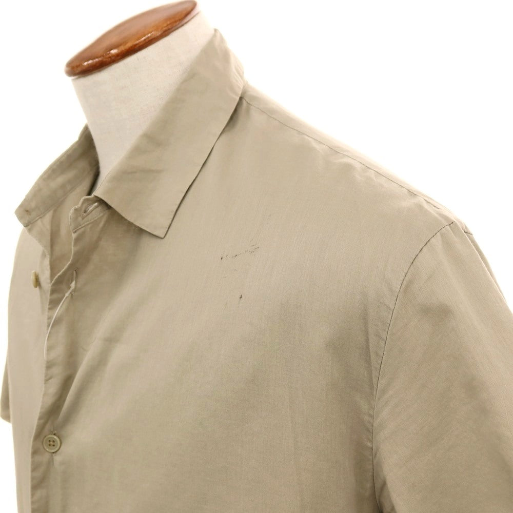【中古】スティルバイハンド STILL BY HAND コットン 半袖シャツ ベージュ【サイズ48】【 状態ランクC 】【 メンズ 】[DPD]