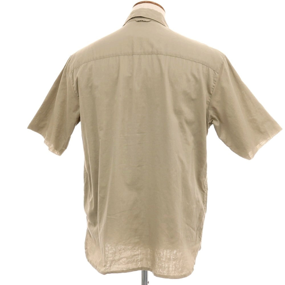 【中古】スティルバイハンド STILL BY HAND コットン 半袖シャツ ベージュ【サイズ48】【 状態ランクC 】【 メンズ 】[DPD]