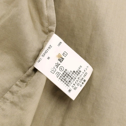 【中古】スティルバイハンド STILL BY HAND コットン 半袖シャツ ベージュ【サイズ48】【 状態ランクC 】【 メンズ 】