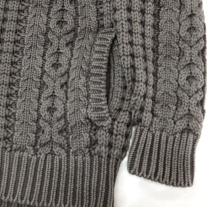 【中古】ドルモア DRUMOHR ローゲージ ウール ショールカラー カーディガン グレー【 48 】【 状態ランクB 】【 メンズ 】