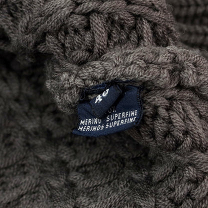 【中古】ドルモア DRUMOHR ローゲージ ウール ショールカラー カーディガン グレー【 48 】【 状態ランクB 】【 メンズ 】