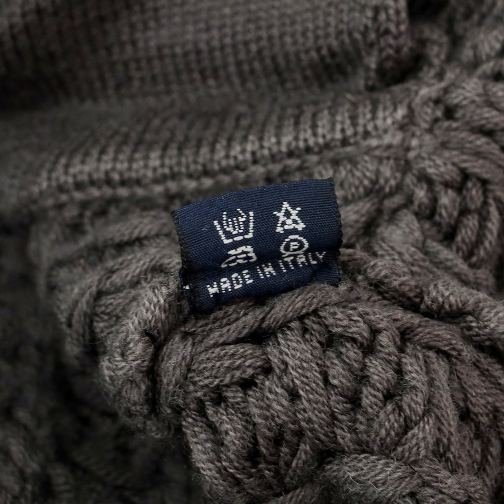 【中古】ドルモア DRUMOHR ローゲージ ウール ショールカラー カーディガン グレー【 48 】【 状態ランクB 】【 メンズ 】