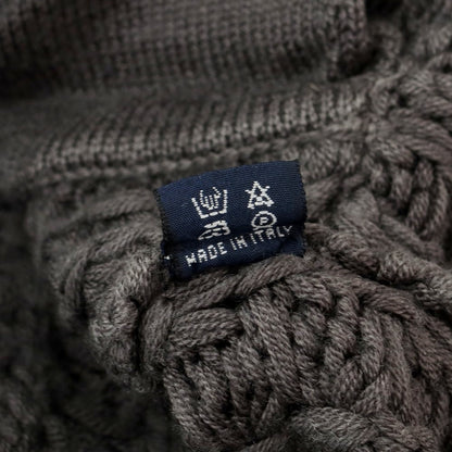 【中古】ドルモア DRUMOHR ローゲージ ウール ショールカラー カーディガン グレー【 48 】【 状態ランクB 】【 メンズ 】