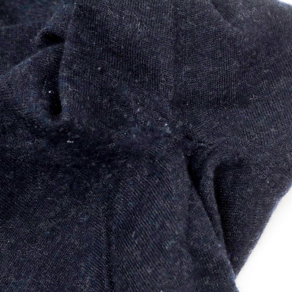 【中古】ロレーナ アントニアッツィ Lorena Antoniazzi ハイゲージ カシミヤ Vネック プルオーバーニット ネイビー【 48 】【 状態ランクB 】【 メンズ 】