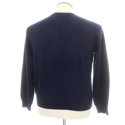 【中古】ドリスヴァンノッテン DRIES VAN NOTEN ハウゲージ ウール系 カーディガン ネイビー【 L 】【 状態ランクC 】【 メンズ 】