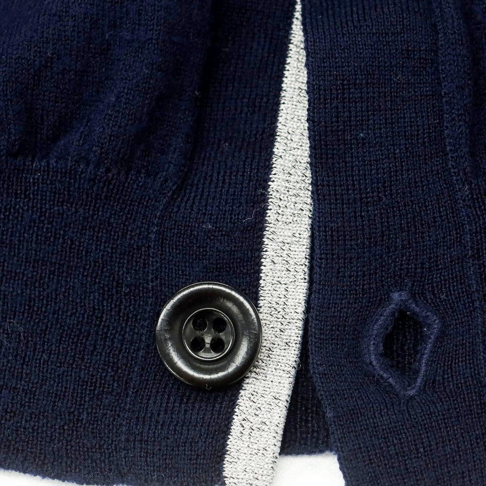 【中古】ドリスヴァンノッテン DRIES VAN NOTEN ハウゲージ ウール系 カーディガン ネイビー【 L 】【 状態ランクC 】【 メンズ 】