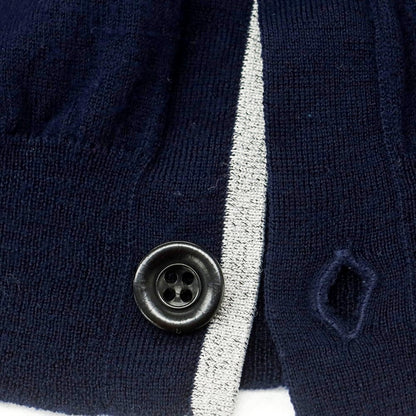 【中古】ドリスヴァンノッテン DRIES VAN NOTEN ハウゲージ ウール系 カーディガン ネイビー【 L 】【 状態ランクC 】【 メンズ 】