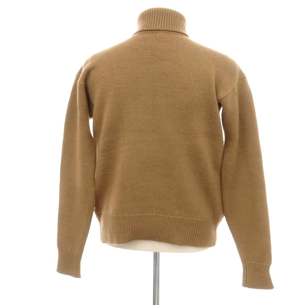 【中古】キャプテンサンシャイン KAPTAIN SUNSHINE ウール系 タートルネック プルオーバーニット ベージュ【 38 】【 状態ランクC 】【 メンズ 】