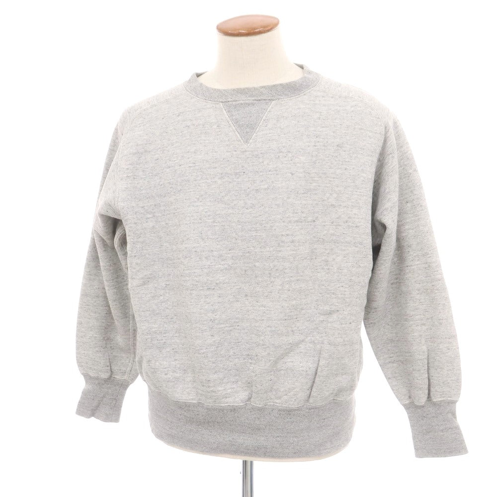 【中古】ウールリッチ WOOLRICH コットン系 クルーネック スウェット グレー【 サイズ表記なし(M位) 】【 状態ランクC 】【 メンズ 】 [BPD]