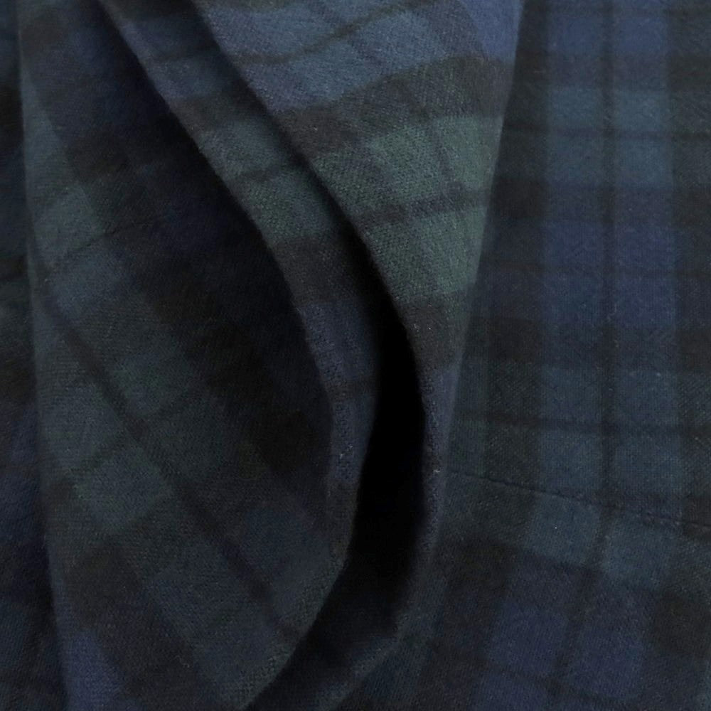 【中古】ビームスプラス BEAMS PLUS コットン チェック カジュアルスラックスパンツ グリーンxネイビー【 M 】【 状態ランクB 】【 メンズ 】