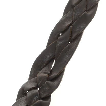 【中古】ジェイアンドエムデヴィッドソン J&amp;M Davidson レザー メッシュベルト ブラックxシルバー【 85 】【 状態ランクC 】【 メンズ 】