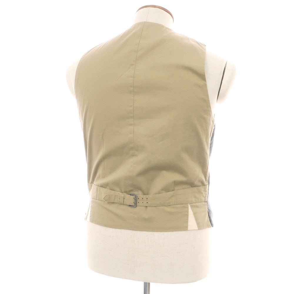 【中古】ポールスミス Paul Smith コーデュロイ 刺しゅう カジュアル系ジレ ベスト ブルー【 L 】【 状態ランクA 】【 メンズ 】