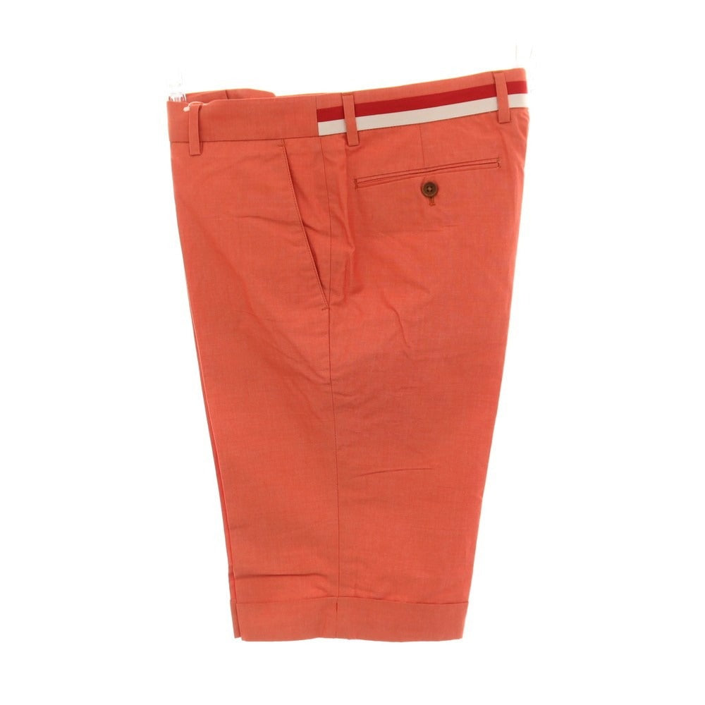 【中古】ポールスミス Paul Smith コットンリネン ショートパンツ オレンジ【サイズＬ】【 状態ランクB 】【 メンズ 】[DPD]