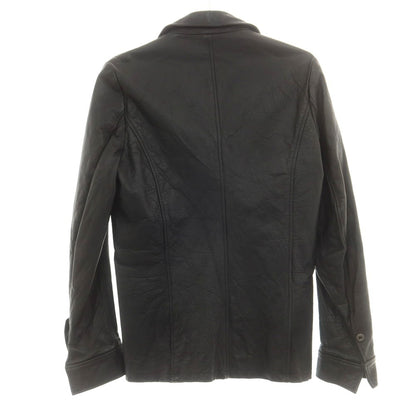 【中古】ダブルジェイケイ wjk カウレザー ジャケット ブルゾン ブラック【 S 】【 状態ランクC 】【 メンズ 】