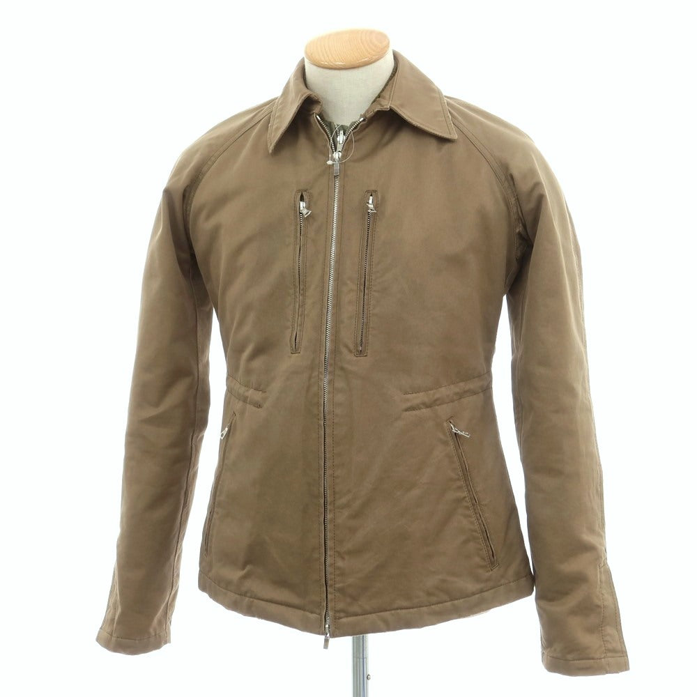 【中古】ダブルジェイケイ wjk コットン ダブルジップ ワークジャケット ダークベージュ【 S 】【 状態ランクC 】【 メンズ 】