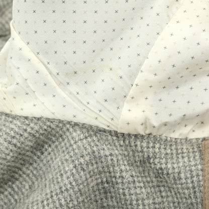 【中古】イレブンティ eleventy ウールコットン ジャージー ハウンドトゥース 2B カジュアルジャケット グレー【 44 】【 状態ランクC 】【 メンズ 】