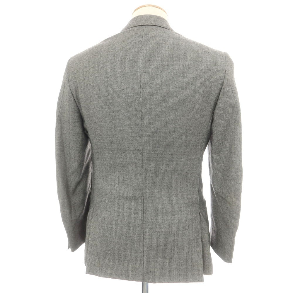 【中古】イザイア ISAIA UNITED ARROWS別注 ウール 3B テーラードジャケット グレー【 44 】【 状態ランクC 】【 メンズ 】