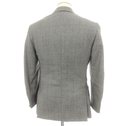 【中古】イザイア ISAIA UNITED ARROWS別注 ウール 3B テーラードジャケット グレー【 44 】【 状態ランクC 】【 メンズ 】