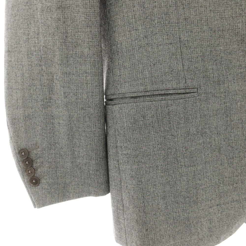 【中古】イザイア ISAIA UNITED ARROWS別注 ウール 3B テーラードジャケット グレー【 44 】【 状態ランクC 】【 メンズ 】