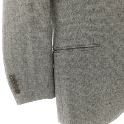 【中古】イザイア ISAIA UNITED ARROWS別注 ウール 3B テーラードジャケット グレー【 44 】【 状態ランクC 】【 メンズ 】