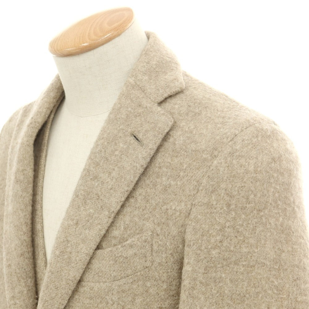 【中古】ラルディーニ LARDINI ツーピース ウール 3B カジュアルジャケット ベージュ【 42 】【 状態ランクB 】【 メンズ 】