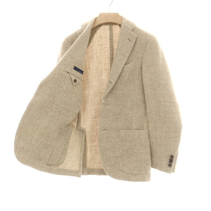 【中古】ラルディーニ LARDINI ツーピース ウール 3B カジュアルジャケット ベージュ【 42 】【 状態ランクB 】【 メンズ 】
